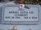  Muriel Eliza “Merle” <I>Lee</I> Clement
