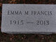 Emma M. Francis Photo