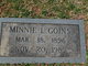 Minnie C. Leinart Goins Photo