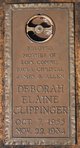  Deborah Elaine <I>Cain</I> Clippinger