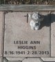  Leslie Ann <I>Clerke</I> Higgins
