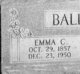  Emma C. <I>Lowe</I> Baldwin
