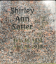  Shirley Ann <I>Hein</I> Satter