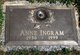 Anne Ingram - Obituary