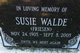  Susie <I>Friesen</I> Walde