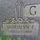  Vandalyn Evelyn “Vandy” <I>Stovall</I> Gordon