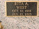 Rita A. West Photo
