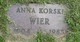  Anna <I>Korski</I> Wier