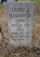  Laura James <I>Lewis</I> Hammonds