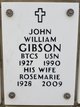 CPO John William Gibson