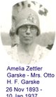  Amelia Elizabeth <I>Zettler</I> Garske