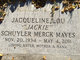 Jacqueline Lou “Jackie” Schuyler Mayes Photo