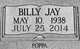 Billy Jay “Poppa” Ferrell Photo