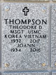 MSGT Theodore Donald “Don” Thompson