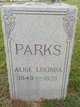  Alice Lucinda <I>Gribble</I> Parks