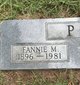  Frances Caroline “Fannie” <I>Morrow</I> Pogue