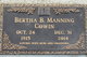Bertha Beryl Badger Manning Cowin Photo