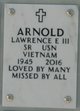 Lawrence Earl Arnold III Photo