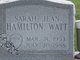  Sarah Jean “Jeanne” <I>Hamilton</I> Watt