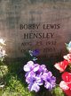  Bobby Lewis “Pop” Hensley
