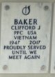 PFC Clifford James “Skip” Baker Sr. Photo