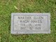  Martha Ellen <I>Haga</I> Hayes