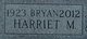  Harriet Marie <I>Bryan</I> Smith