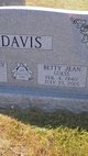  Betty Jean <I>Guess</I> Davis
