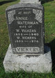  Annie <I>Waterman</I> Vickers