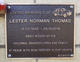  Lester Norman Thomas