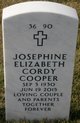 Josephine Elizabeth Cordy Cooper Photo