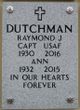 Dr Raymond J. Dutchman