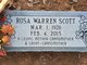 Rosa Warren Scott Photo