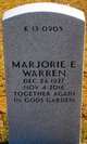 Marjorie E Warren Photo
