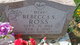 Rebecca Sue “Becky” Ross Photo