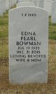 Edna Pearl Bowman Photo