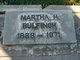  Martha Harriet “Birdie” <I>Appling</I> Bulfinch