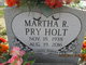 Martha Ree Carter Pry Holt Photo
