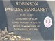 Mrs. Pauline Margaret Robinson