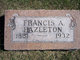 Francis Andrew Hazelton