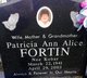 Mrs Patricia Ann Alice <I>Kobar</I> Fortin