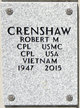 CPL Robert M. Crenshaw Photo