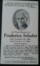  Frederica <I>Hirtz</I> Schafer