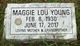Maggie Lou Lacy Young Photo