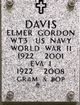  Elmer Gordon Davis