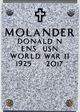  Donald Nelson Molander
