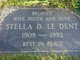  Estella D “Stella” <I>Stovall</I> Ledent