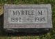  Mary Myrtle <I>Miller</I> Moats
