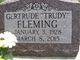  Gertrude Maude “Trudy” <I>Schuetz</I> Fleming