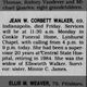  Jean Wanda <I>Corbett</I> Walker